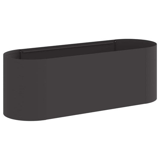 Raised Garden Bed Black 120 x 40 x 40 cm Steel