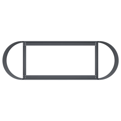 Raised Garden Bed Anthracite 120 x 40x 40 cm