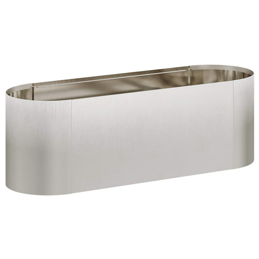 Raised Garden Bed Stainless Steel 120 x 40x 40 cm