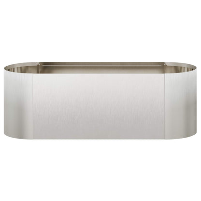Raised Garden Bed Stainless Steel 120 x 40x 40 cm