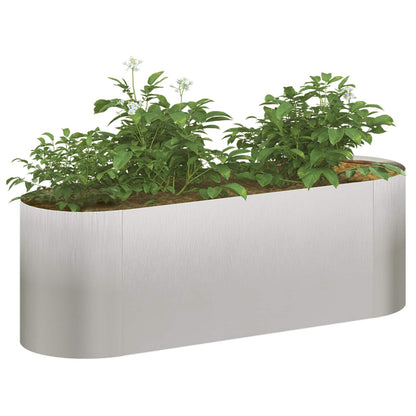 Raised Garden Bed Stainless Steel 120 x 40x 40 cm
