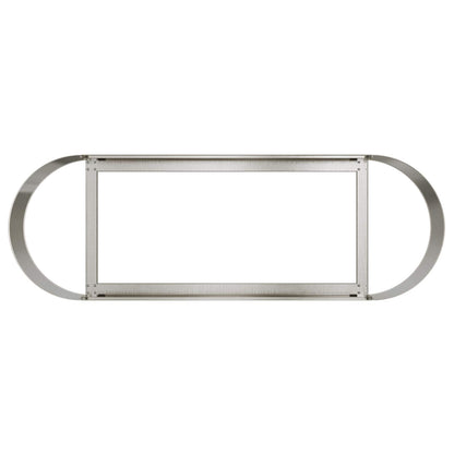 Raised Garden Bed Stainless Steel 120 x 40x 40 cm