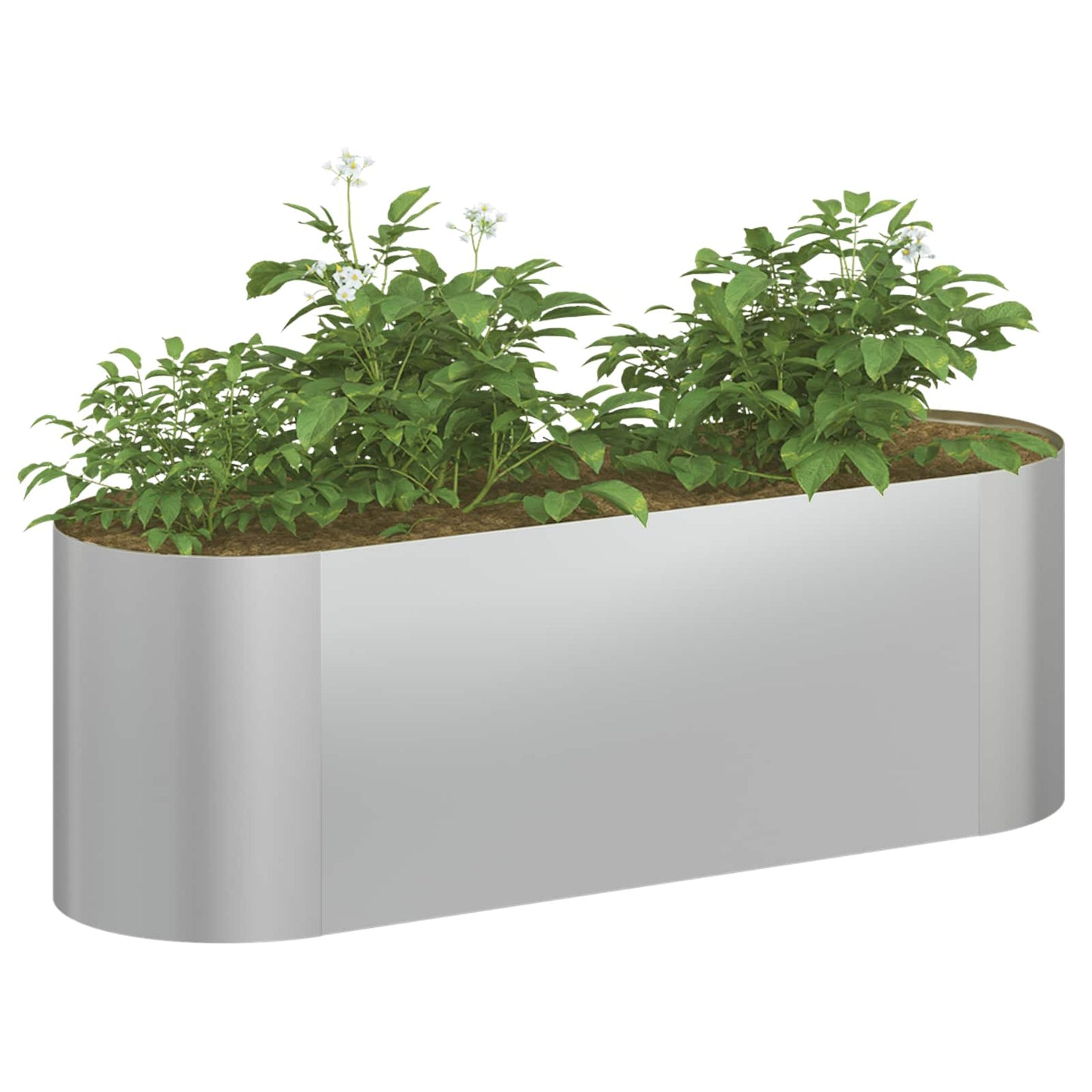 Raised Garden Bed Galvanised Steel 120 x 40x 40 cm
