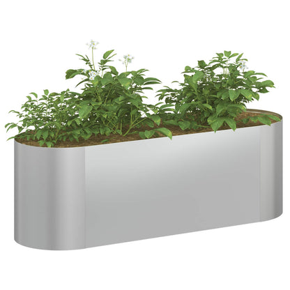 Raised Garden Bed Galvanised Steel 120 x 40x 40 cm