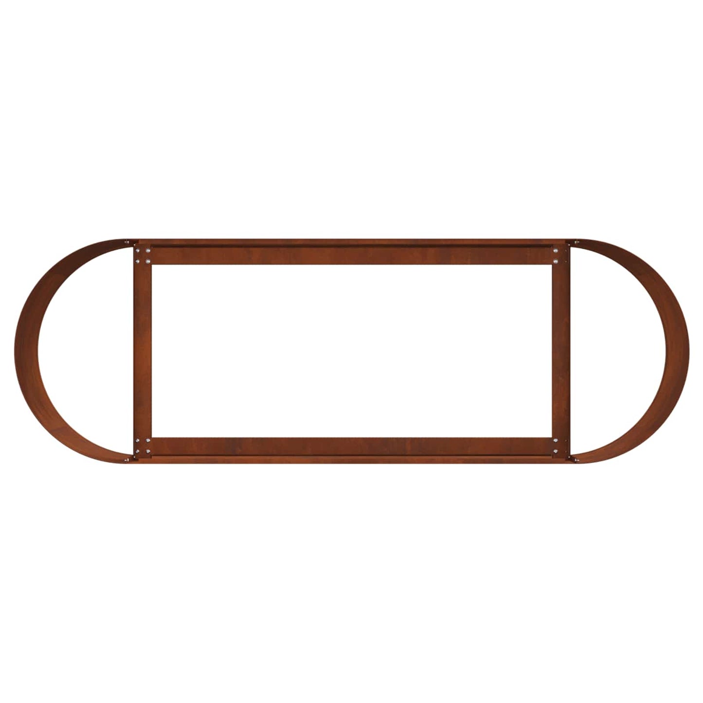 Raised Garden Bed Weathering Steel 120 x 40x 40 cm