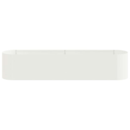 Raised Garden Bed White 200 x 40x 40 cm