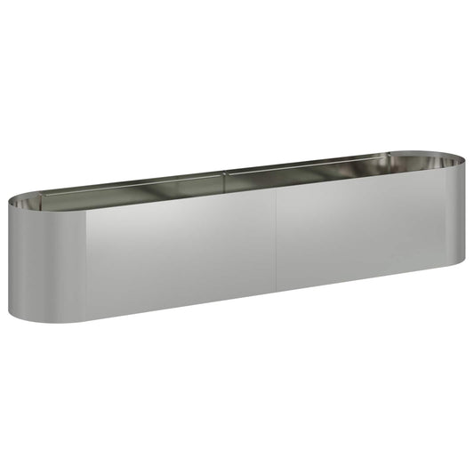 Raised Garden Bed Galvanised Steel 200 x 40x 40 cm