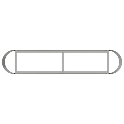Raised Garden Bed Galvanised Steel 200 x 40x 40 cm