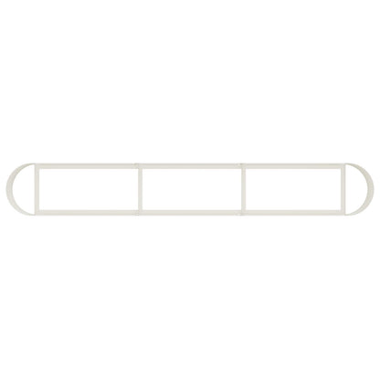 Raised Garden Bed White 280 x 40x 40 cm