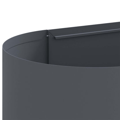 Raised Garden Bed Anthracite 280 x 40x 40 cm