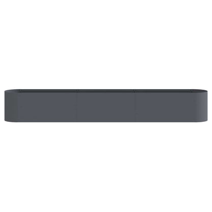 Raised Garden Bed Anthracite 280 x 40x 40 cm