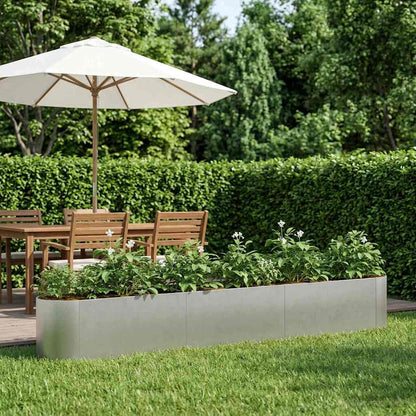 Raised Garden Bed Stainless Steel 280 x 40x 40 cm