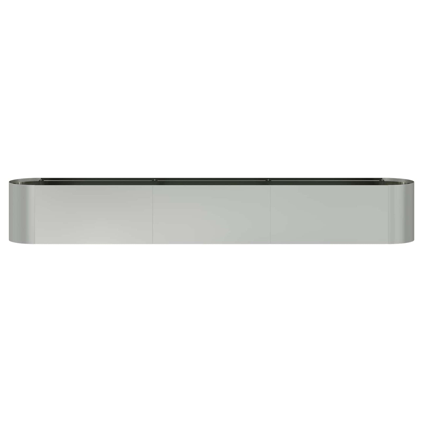 Raised Garden Bed Galvanised Steel 280 x 40x 40 cm