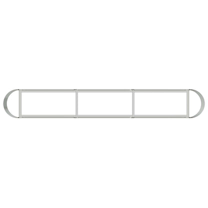 Raised Garden Bed Galvanised Steel 280 x 40x 40 cm