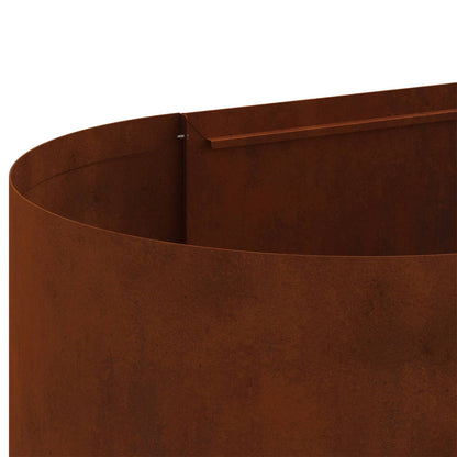 Raised Garden Bed Weathering Steel 280 x 40x 40 cm