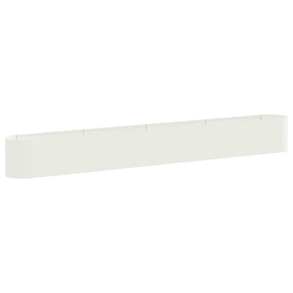 Raised Garden Bed White 360 x 40x 40 cm
