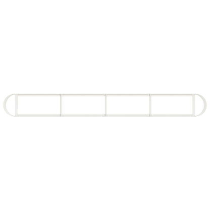 Raised Garden Bed White 360 x 40x 40 cm