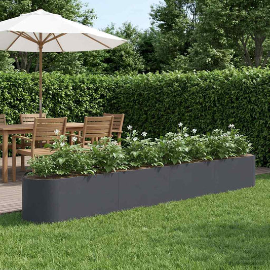 Raised Garden Bed Anthracite 360 x 40x 40 cm