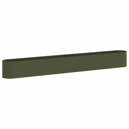 Raised Garden Bed Olive Green 360 x 40x 40 cm