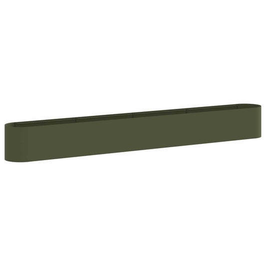 Raised Garden Bed Olive Green 360 x 40x 40 cm