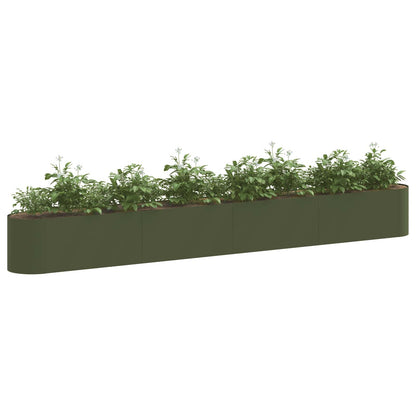 Raised Garden Bed Olive Green 360 x 40x 40 cm
