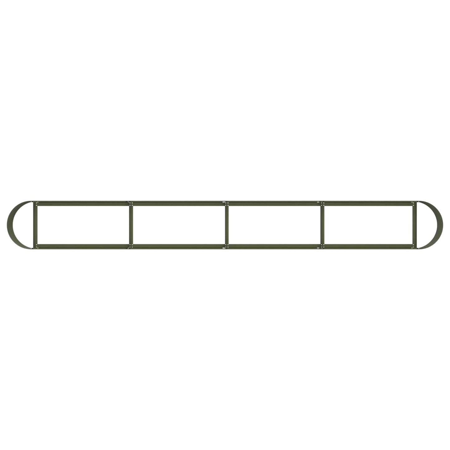 Raised Garden Bed Olive Green 360 x 40x 40 cm