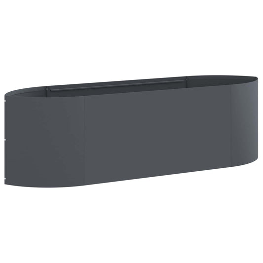 Raised Garden Bed Anthracite 140 x 40x 40 cm Steel