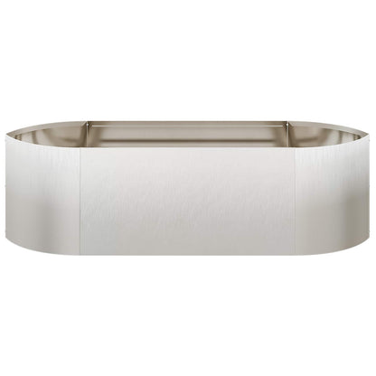 Raised Garden Bed Stainless Steel 140 x 40x 40 cm Steel