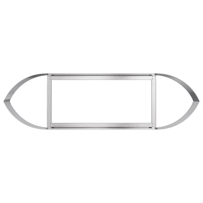Raised Garden Bed Stainless Steel 140 x 40x 40 cm Steel