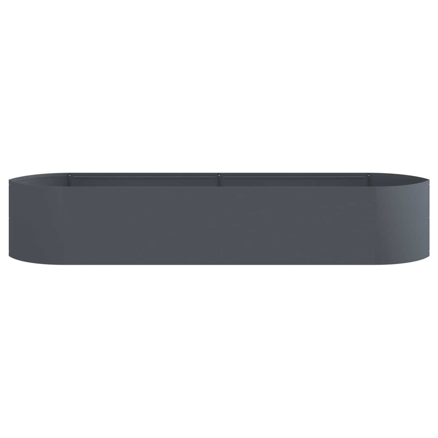 Raised Garden Bed Anthracite 220 x 40x 40 cm Steel
