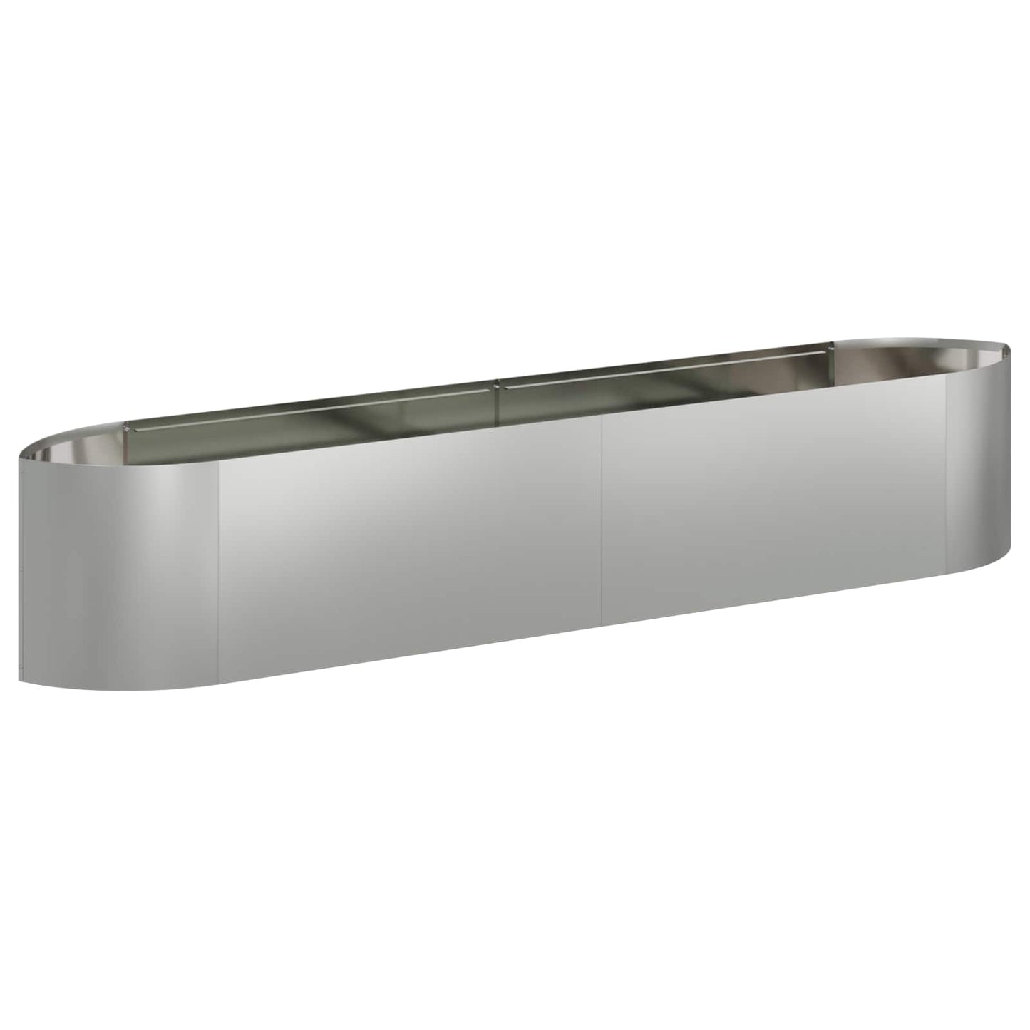 Raised Garden Bed Galvanised Steel 220 x 40x 40 cm Steel