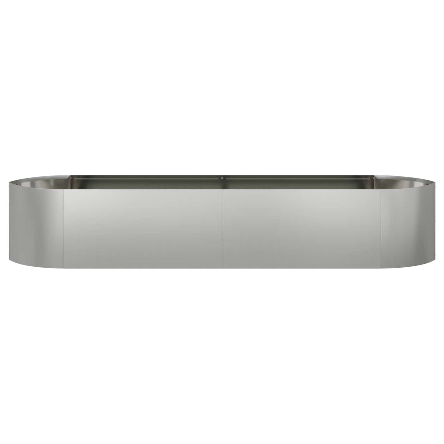 Raised Garden Bed Galvanised Steel 220 x 40x 40 cm Steel