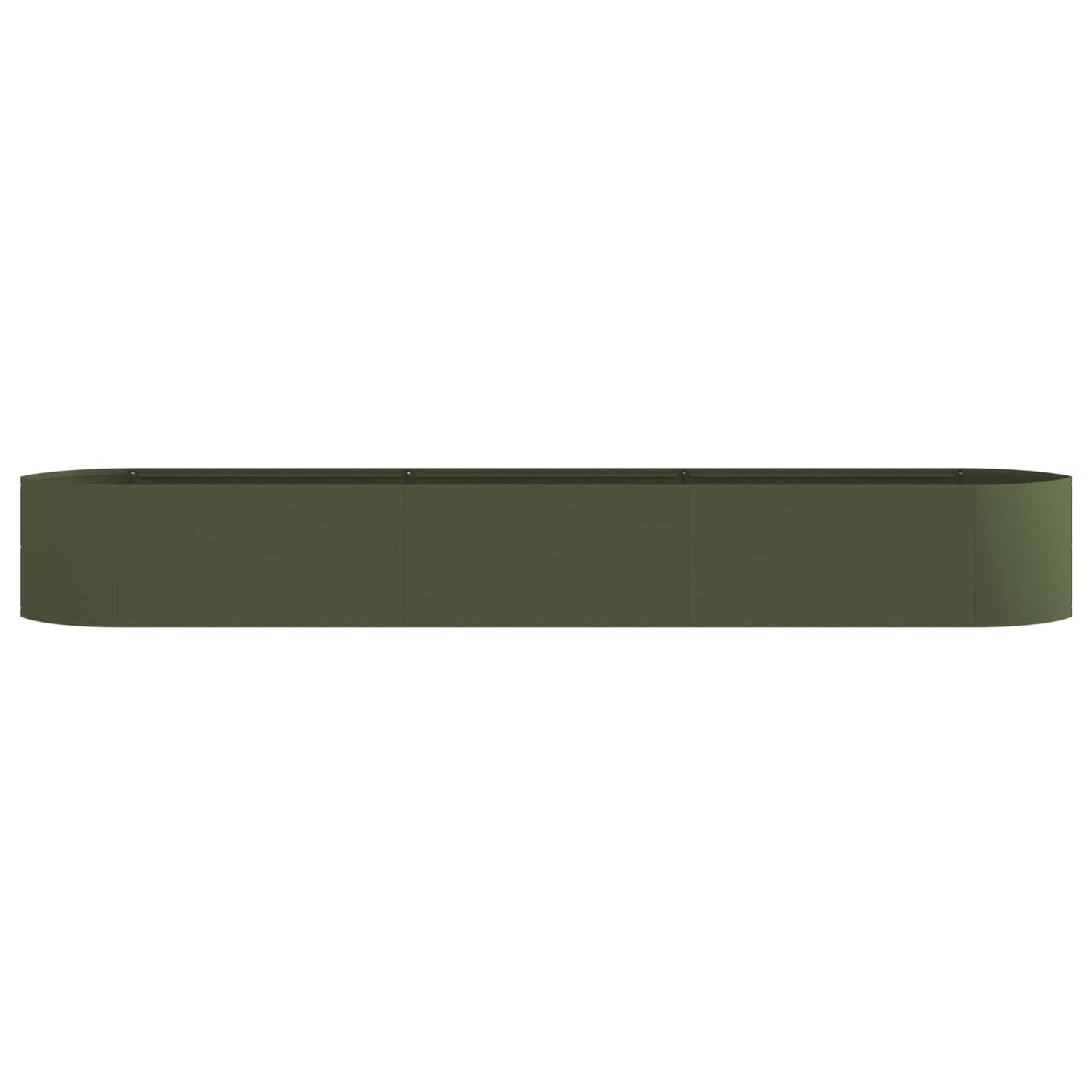 Raised Garden Bed Olive Green 300 x 40x 40 cm Steel