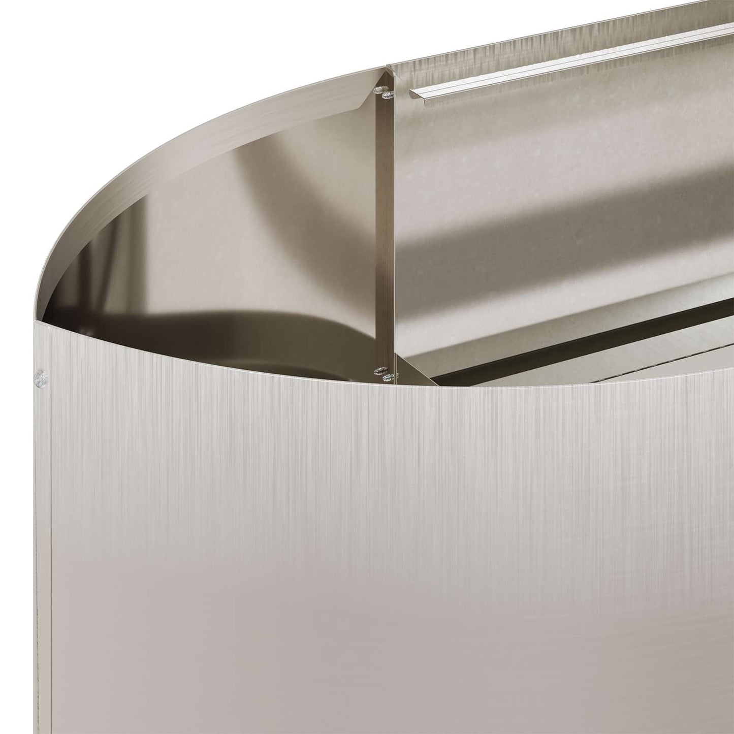 Raised Garden Bed Stainless Steel 300 x 40x 40 cm Steel