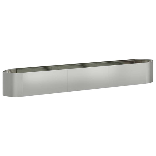 Raised Garden Bed Galvanised Steel 300 x 40x 40 cm Steel