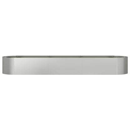 Raised Garden Bed Galvanised Steel 300 x 40x 40 cm Steel