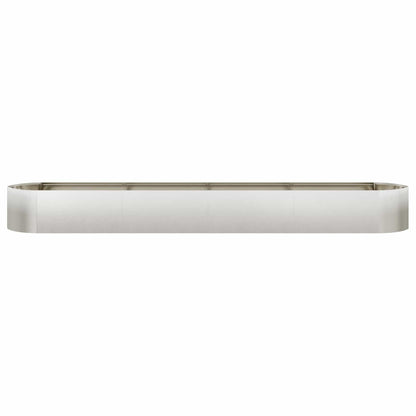 Raised Garden Bed Stainless Steel 380 x 40x 40 cm Steel