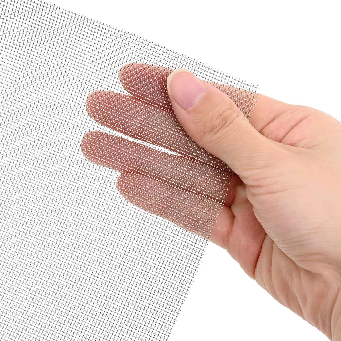 Mesh Screen 40 x 500 cm 20 Mesh Stainless Steel 201 Silver