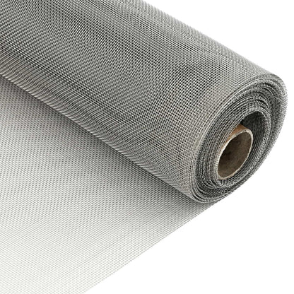 Mesh Screen 80 x 500 cm 20 Mesh Stainless Steel 201 Silver
