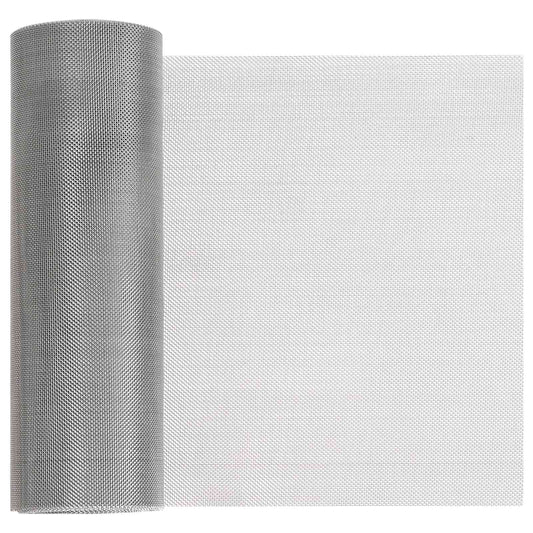 Mesh Screen 20 x 1000 cm 30 Mesh Stainless Steel 201 Silver