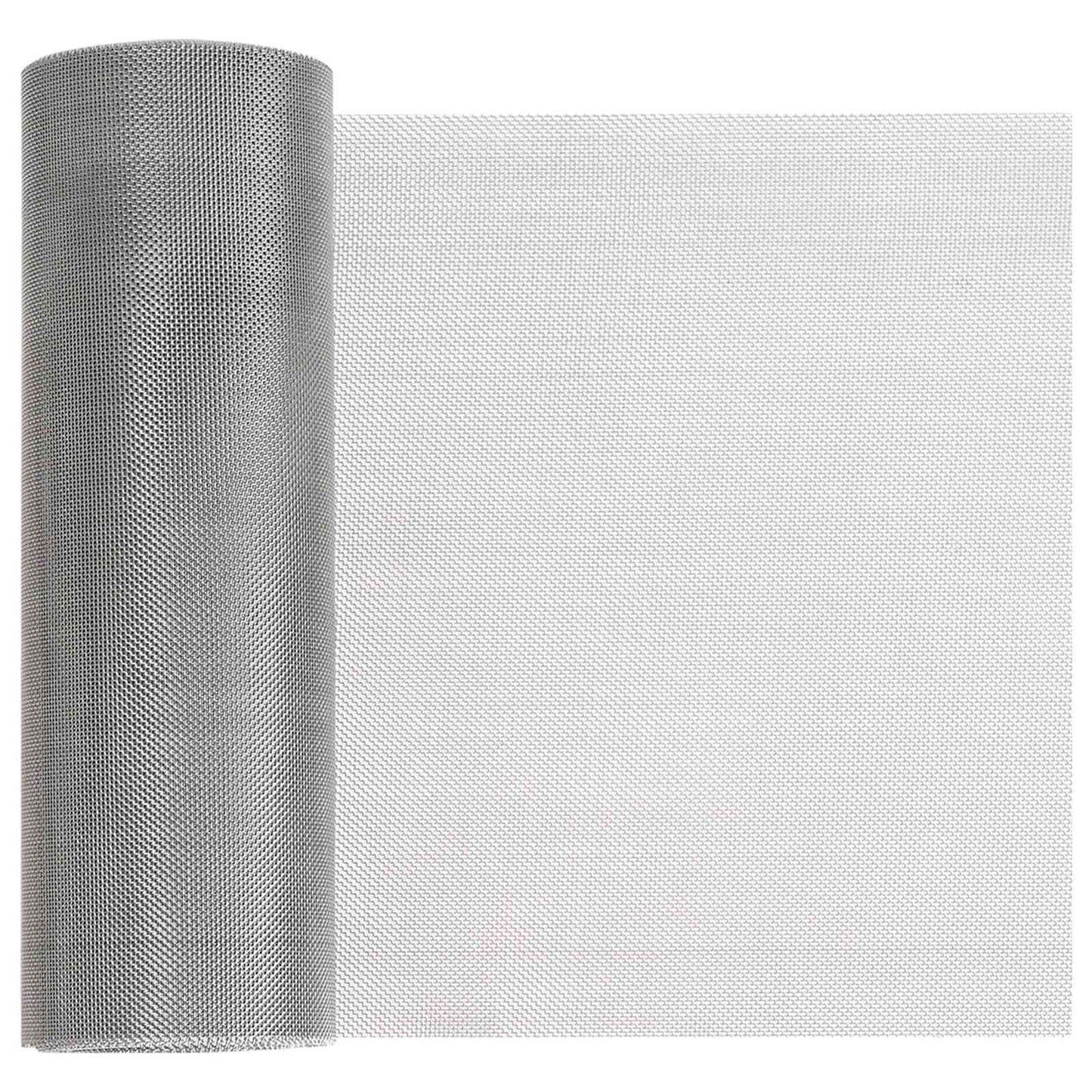 Mesh Screen 20 x 2000 cm 30 Mesh Stainless Steel 201 Silver