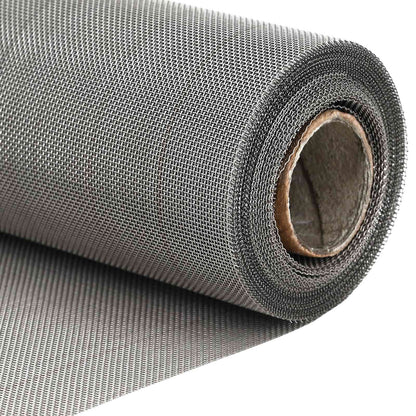 Mesh Screen 40 x 500 cm 30 Mesh Stainless Steel 201 Silver