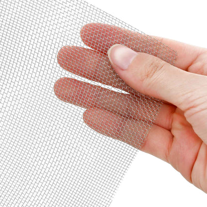 Mesh Screen 40 x 1000 cm 18 Mesh Stainless Steel 201 Silver