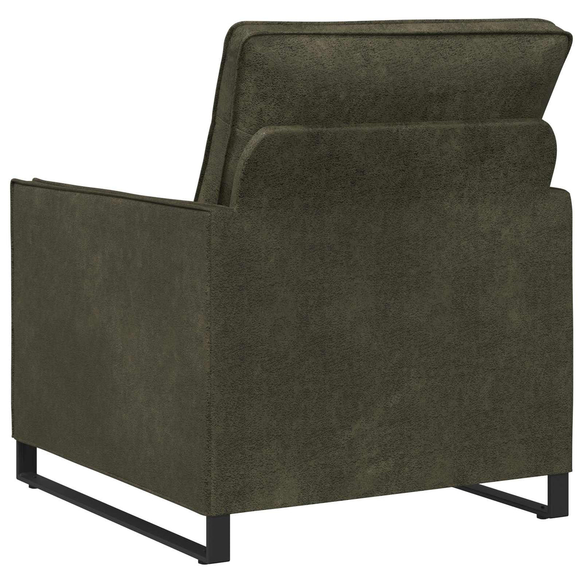 Armchair Army Green 70 x 81 x 82 cm Faux Suede Fabric