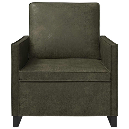 Armchair Army Green 70 x 81 x 82 cm Faux Suede Fabric
