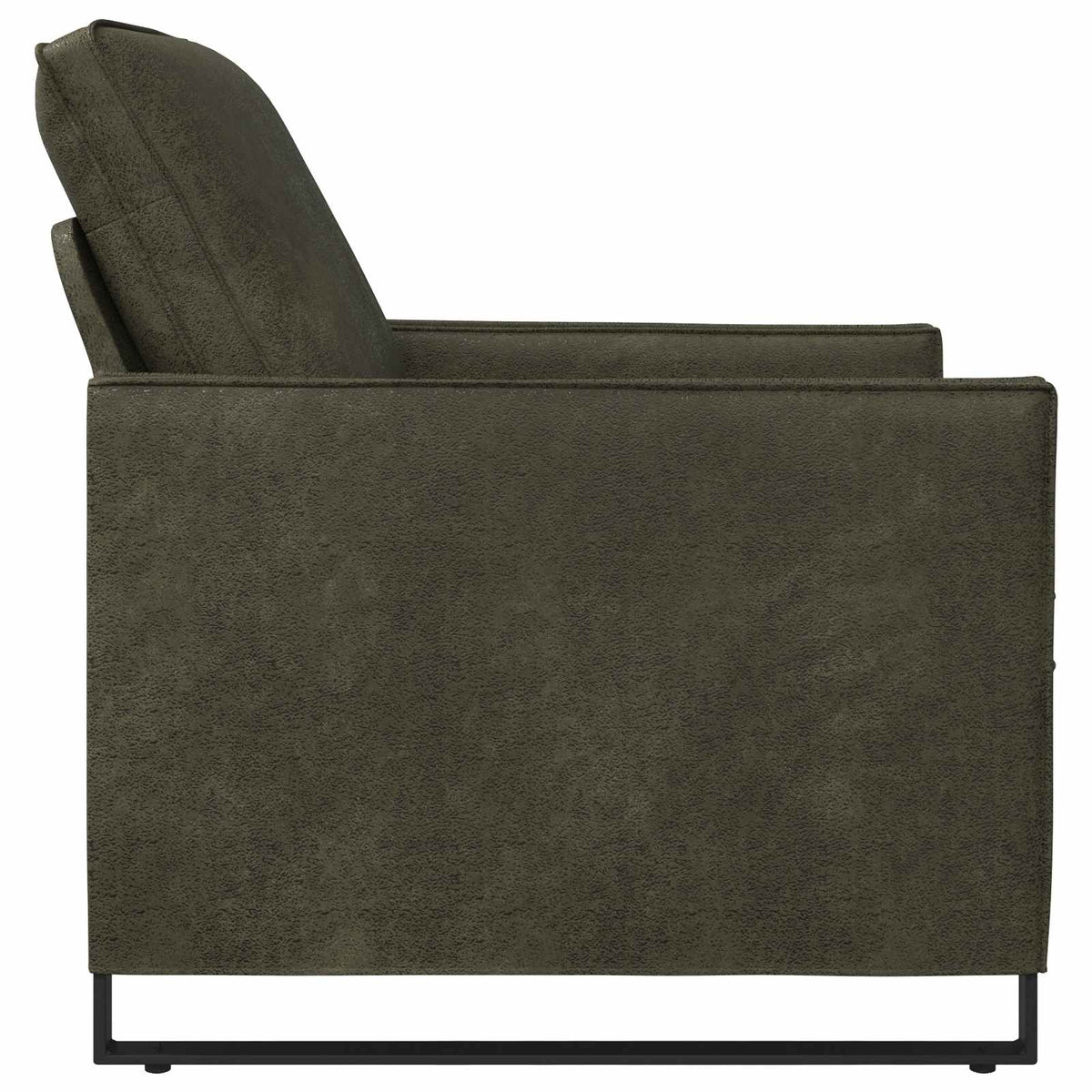 Armchair Army Green 70 x 81 x 82 cm Faux Suede Fabric