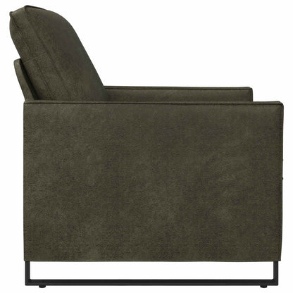 Armchair Army Green 70 x 81 x 82 cm Faux Suede Fabric