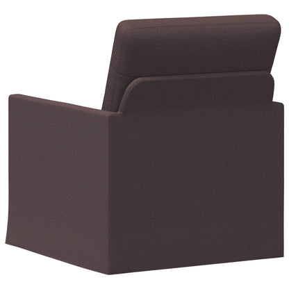 Armchair Dark Brown 70 x 81 x 82 cm Fabric