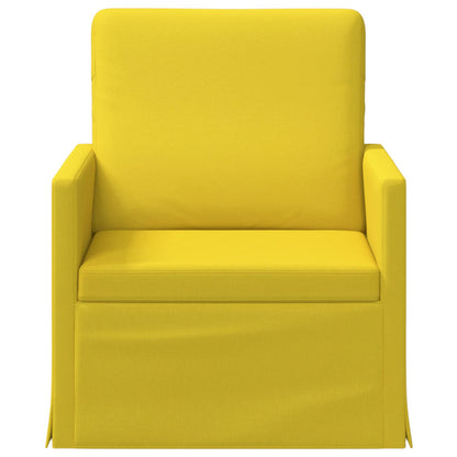 Armchair Light Yellow 70 x 81 x 82 cm Fabric