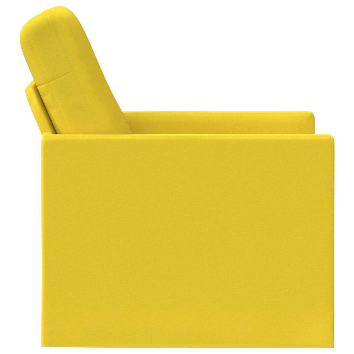 Armchair Light Yellow 70 x 81 x 82 cm Fabric